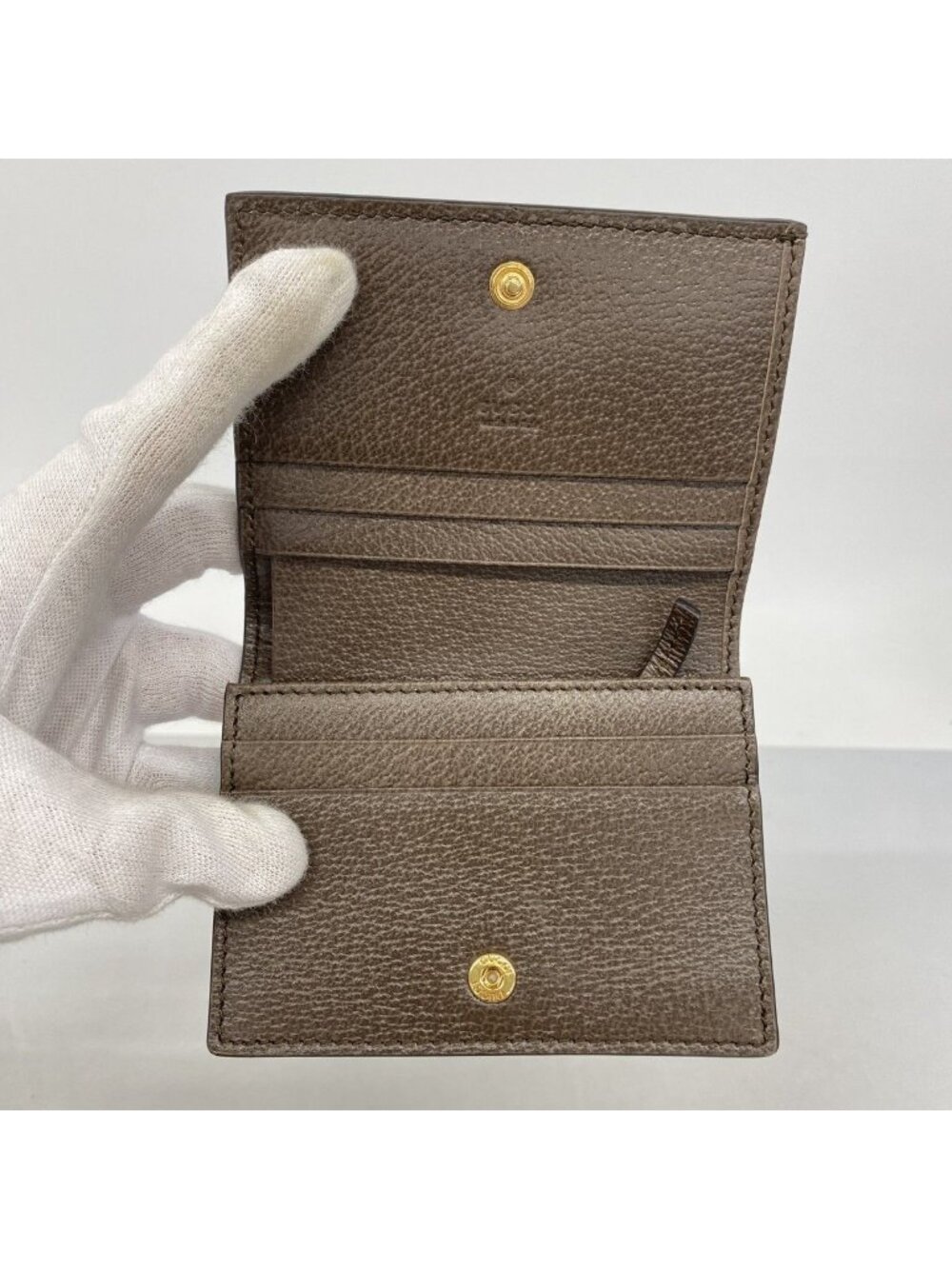 Gucci Wallet Ophidia Brown Gold - Picture 3 of 6